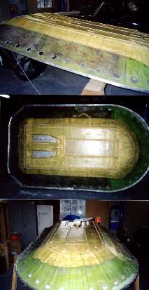 rebuilt hovercraft hull