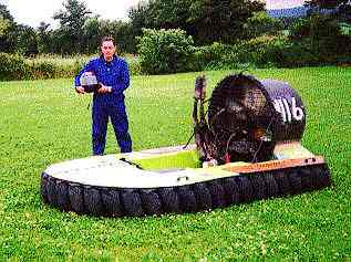 Man with his feet on the ground